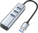 ABLEWE 4-Port USB 3.0 / Ethernet Hub
